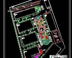 某工厂绿化施工图免费下载 - 园林绿化及施工